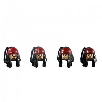 Captain Jarrow mit Kopftuch (4er Set)