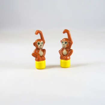 Äffchen braun (2er Set)