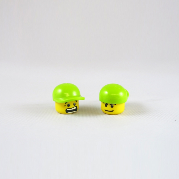 Scary mit lime-grünen Caps (2er Set)