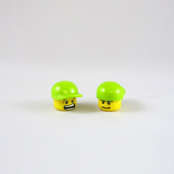 Scary mit lime-grünen Caps (2er Set)
