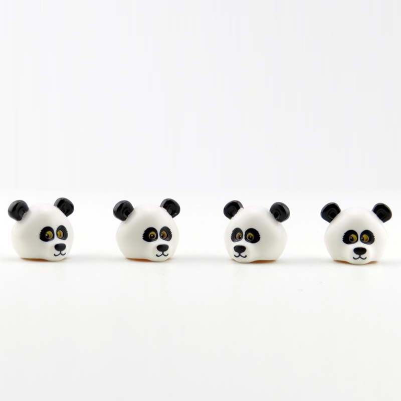 Panda-Face (4er Set)