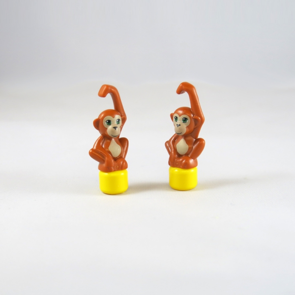 Äffchen braun (2er Set)